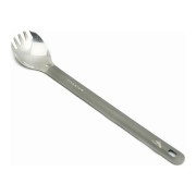 Ложка-вилка TOAKS Titanium Long Handle Spork with Polished Bowl Ложка-вилка TOAKS Titanium Long Handle Spork with Polished Bowl
